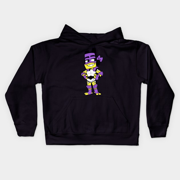 Donnie Non-Binary Flag ROTTMNT Kids Hoodie by lillastarr